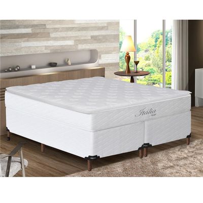 Colchão para Cama Queen Size Umaflex Itália com Pillow Top e Molas Ensacadas 26x158x198 cm - Branco