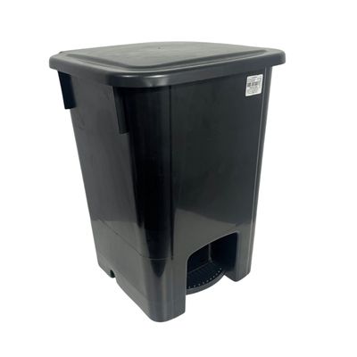 Coletor Lixeira De Pedal 15 Lt Bralimpia Preta