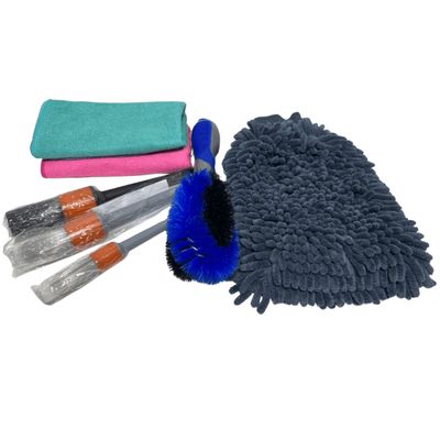 Kit Limpeza Estetica Detalhamento Automotivo 12 Itens