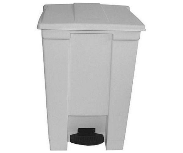 Coletor Lixeira De Pedal 60 Lt Bralimpia Branca