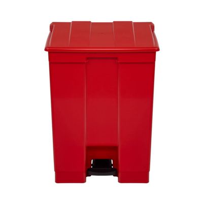 Coletor Lixeira De Pedal 30 Lt Bralimpia Vermelho