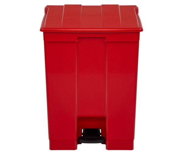 Coletor Lixeira De Pedal 30 Lt Bralimpia Vermelho