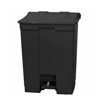 Coletor Lixeira De Pedal 30 Lt Bralimpia Preto