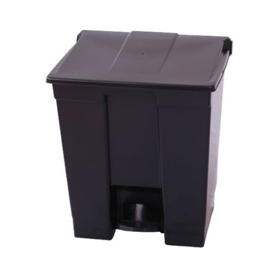 Coletor Lixeira De Pedal 30 Lt Bralimpia Preto
