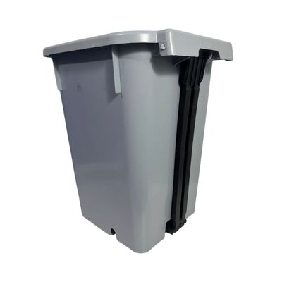 Coletor Lixeira De Pedal 15 Lt Bralimpia Cinza