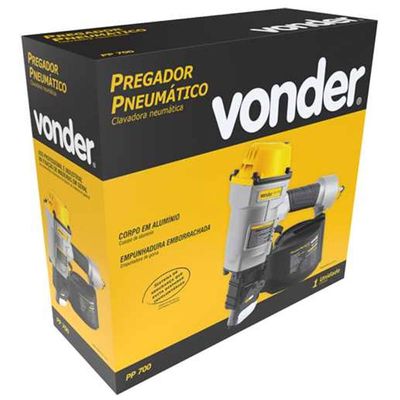 Pregador Pneumático Profissional Vonder em Alumínio PP 700