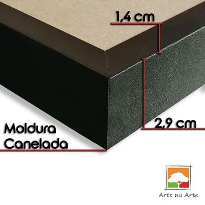 Quadro Decorativo Textura Cx Alta Leoa Cores 1 Pç 40x60