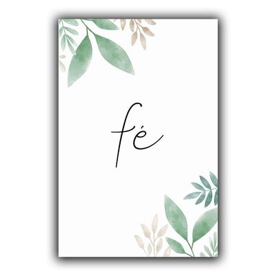 Kit Placas Quadros 3 Peças Mdf 20x30 Amor Fé e Paz