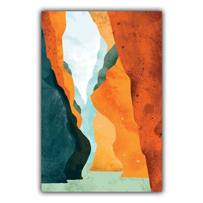 Kit Placas Quadros Decorativos 3 Pçs 20x30 Horizonte Quente
