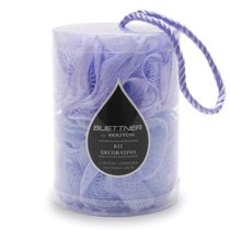 Esponja De Banho Buettner Pote C- 2 Unidades C- Cordão Nylon Lavanda