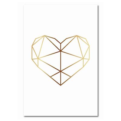 Kit Placas Quadros 3 Peças Mdf 20x30 Joia Coração