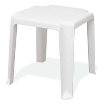 Mesa Plastica Monobloco De Apoio Pituba Branca Tramontina