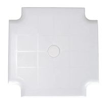 Mesa Plastica Monobloco De Apoio Pituba Branca Tramontina