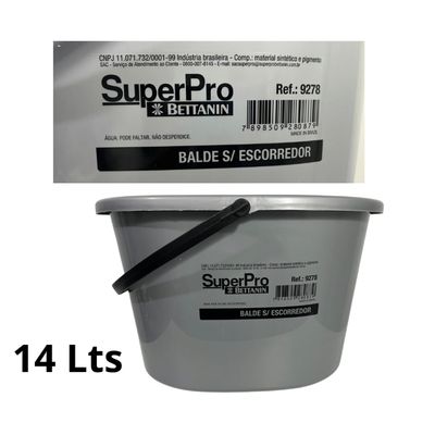 Balde Oval Super Pro Bettanin Prof 14 Lt