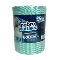 Pano De Limpeza Multiuso Nobre 600 Panos Rolo 240 Mt Verde