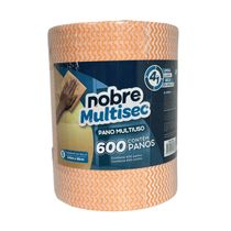Pano De Limpeza Multiuso Nobre 600 Panos Rolo 240 Mt Laranja