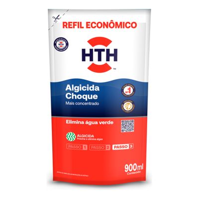 HTH Algicida Choque Solução Água Verde 900ml