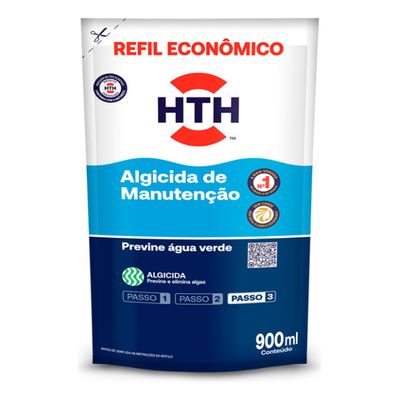 Kit 10 HTH Algicida Manutenção Previne Água Verde 900ml