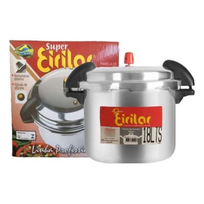 Panela Pressão Cozinha Industrial 18 Lt Resistente Eirilar