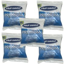 Kit 05 Pastilha Tablete Hidroazul Premium 200g Para Piscina