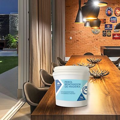 Kit 02 Und Renovador Madeira 1kg Perol