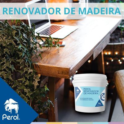 Kit 02 Und Renovador Madeira 1kg Perol
