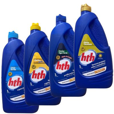 Clarificante Algicida Limpa Bordas Elimina Oleosidade Hth
