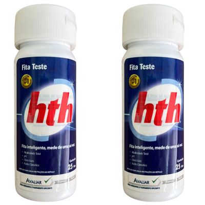 Kit 02 HTH Fita Teste Piscina