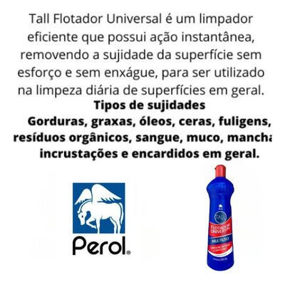 Kit 05 Und Flotador Limpador Multiuso Perol Tall 500 Ml