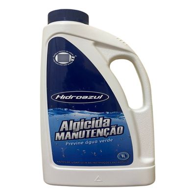 Algicida Manutenção Para Piscinas Hidroazul 01 Litro