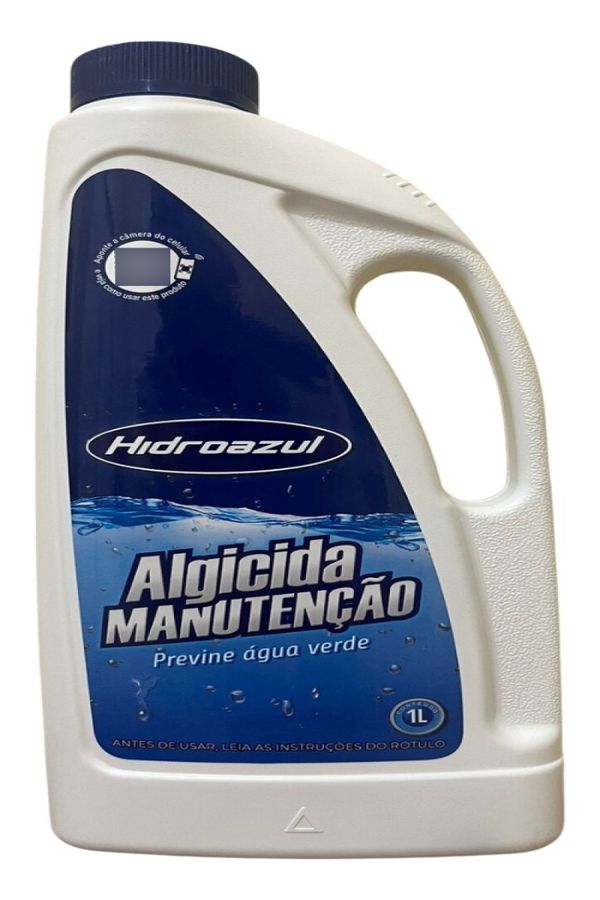 Algicida Manutenção Para Piscinas Hidroazul 01 Litro