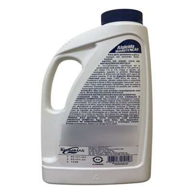 Algicida Manutenção Para Piscinas Hidroazul 01 Litro