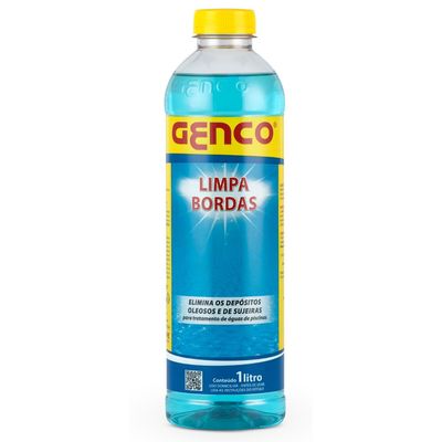 Kit C/3 - Limpa Bordas Piscinas Desengordurante Genco 1 Lt