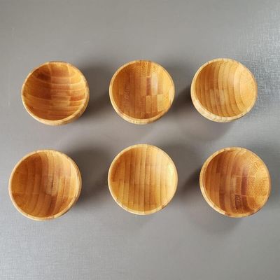 Kit 6 Molheiras Lyor Restaurante Bambu Verona 8x4cm Cumbuca Bowls Pequenos