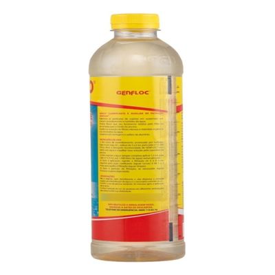 Kit 2 Clarificante E Auxiliar De Filtração Genfloc 1 L Genco