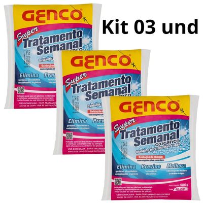 Kit 3 Super Tratamento Semanal Oxigenco Genco
