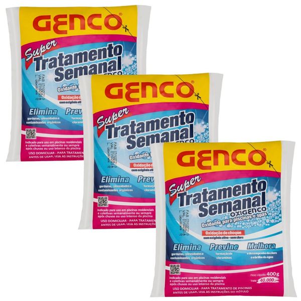 Kit 3 Super Tratamento Semanal Oxigenco Genco
