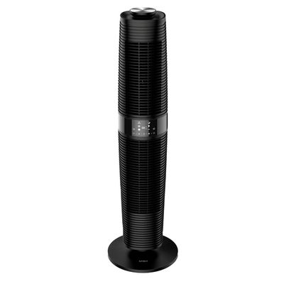 Ventilador de Torre 100cm Spirit 360º com Display LED Touch Screen, Controle Remoto, Funções Especiais e Controle Inteligente de Velocidade - Preto Preto / 220