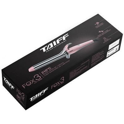 Modelador de Cabelos Taiff Fox 3 Bivolt  Prata/Rose
