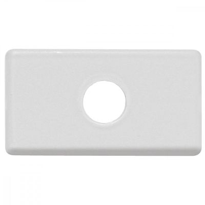 Modulo Tampo com 1 Furo 9,5 mm Tramontina IzyFlat Branco