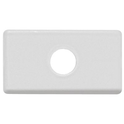 Modulo Tampo com 1 Furo 9,5 mm Tramontina IzyFlat Branco