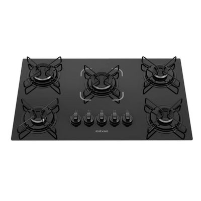 Cooktop 5 Bocas Essencial Automático Itatiaia Preto Bivolt