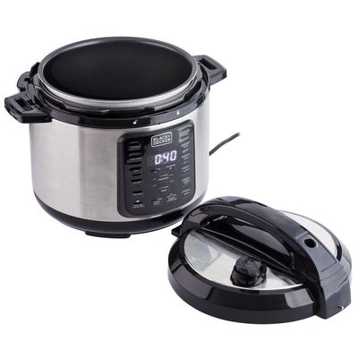 Panela de Pressão Elétrica Black+Decker PP900G Gourmand Gris 5L 900W Inox Inox / 110
