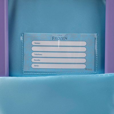 Mochila de Rodinha Infantil Feminina Frozen Azul Claro U / Azul claro