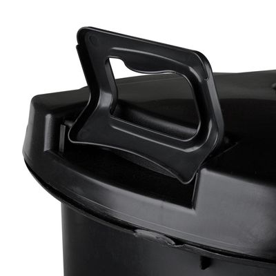 Cesto Multiuso Roupeiro com Tampa 60L 3UD Plastic 230 Preto
