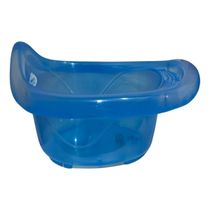 Banheira Bebê 22 Lts Valvula Água Transparente Plastibrasil Cor Azul Sem Desenho