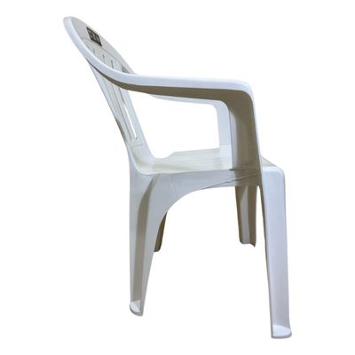 06 Cadeira Poltrona Plástico Mor Resistente Braço Bela Vista