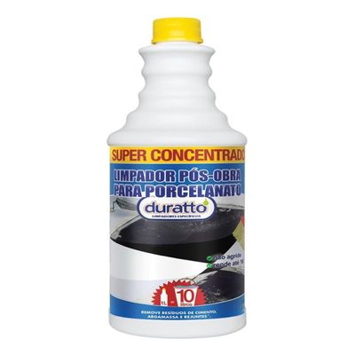 Limpador Pós Obra Porcelanato Super Concentrado Duratto 1l