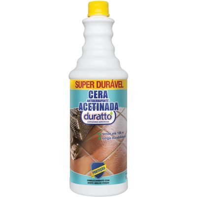 Cera Antiderrapante Acetinada Duratto Incolor 1 Litro 02 Und