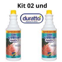 Cera Antiderrapante Alto Brilho Duratto Incolor 1 Lt 02 Und